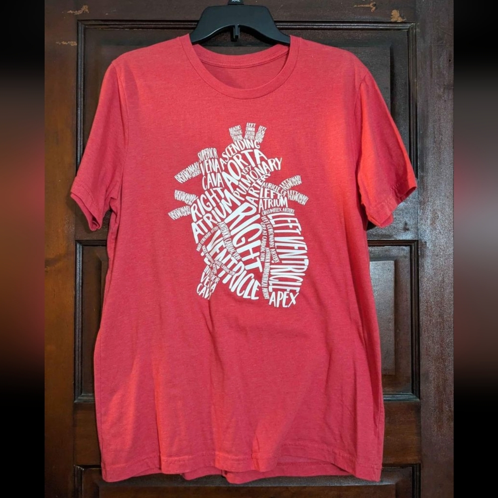 Cardiac Anatomy women's XL shirt